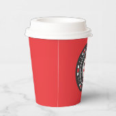 Casino, een schattige pokerchip papieren bekers (Rechts)