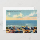 Casino en auto's, Wells Beach, Maine Briefkaart (Voorkant / Achterkant)