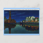 Casino en Hotel, Asbury Park, Ocean Grove NJ Vint Briefkaart (Voorkant)