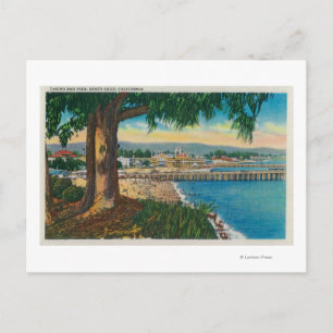 Casino en Pier, Santa Cruz, Santa Cruz, CA Briefkaart