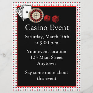 Casino-evenement Flyer