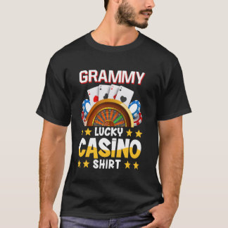 Casino Funny Shirt Grammy Lucky Casino Shirt