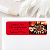 Casino Gambler Black, Gold, Red Etiket (Insitu)