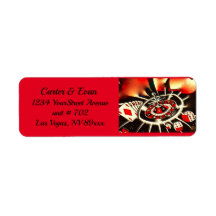 Casino Gambler Black, Gold, Red