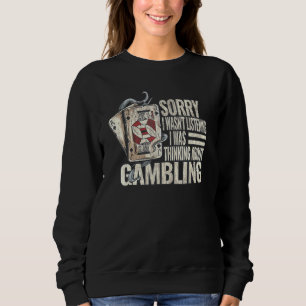 Casino Gambler Gokken Poker Dealer Quote Spelen Trui