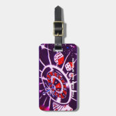 Casino Gambler High Roller Bagagelabel (Voorkant verticaal)