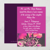 Casino Gambler Theme Weddenschap Roze Kaart (Voorkant / Achterkant)