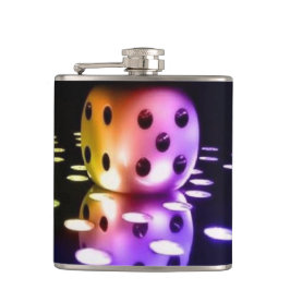 Casino Gambling Dice Flask Groomsmen's Gift Heupfles