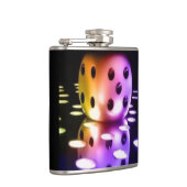 Casino Gambling Dice Flask Groomsmen's Gift Heupfles (Rechts)