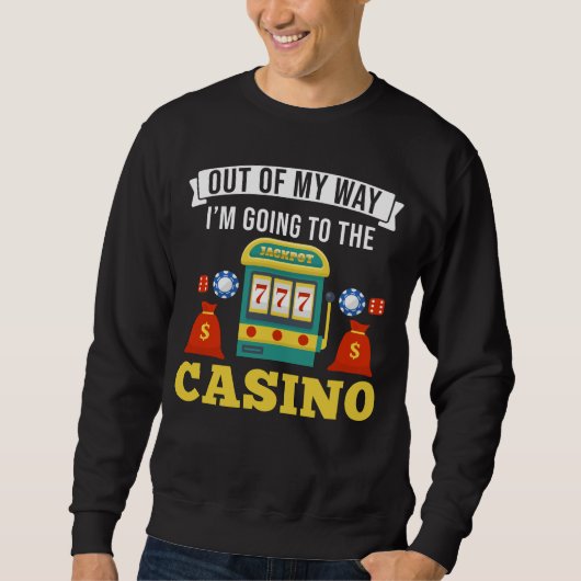 Casino Gambling Funny Poker Lover Trui (Voorkant)
