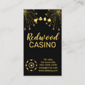 casino gambling hotel event party planner visitekaartje (Voorkant)