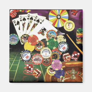 Casino Gambling - Poker, Craps, Roulette Magneet