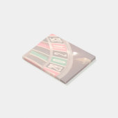Casino Gambling Roulette Wheel  Retro Styl Post-it® Notes (Schuin)
