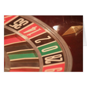 Casino Gambling Roulette Wheel Retro Style