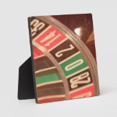 Casino Gambling Roulette Wheel  Retro Style Fotoplaat (Voorkant)