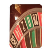 Casino Gambling Roulette Wheel Retro Style Magneet (Verticaal)