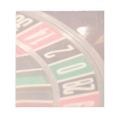 Casino Gambling Roulette Wheel  Retro Style Notitieblok (Voorkant)