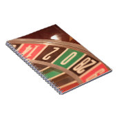 Casino Gambling Roulette Wheel  Retro Style Notitieboek (Rechterzijde)