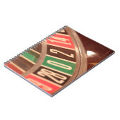 Casino Gambling Roulette Wheel  Retro Style Notitieboek (Linkerzijde)