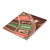 Casino Gambling Roulette Wheel  Retro Style Tegeltje (Zijkant)