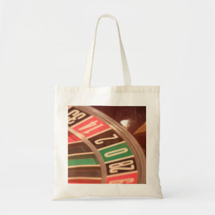 Casino Gambling Roulette Wheel Retro Style Tote Bag