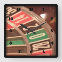 Casino Gambling Roulette Wheel Retro Style