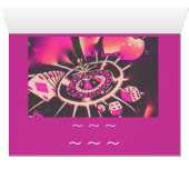 Casino Gambling Thema Tabelnummer gastnaam tent (Binnen Horizontaal (Onder))