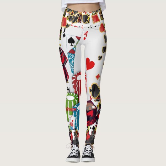 CASINO GAMES! LEGGINGS (Voorkant)
