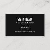 Casino Gaming Poker Visitekaartje (Achterkant)