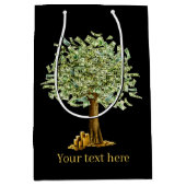 Casino-geldboomfeest Medium Cadeauzakje (Voorkant)