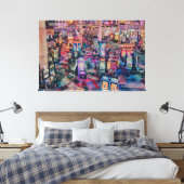 Casino gokautomaten canvas afdruk (Insitu (Slaapkamer))