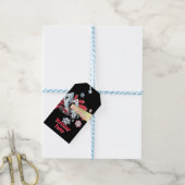 Casino gokken op maat verjaardagsfeestje cadeaulabel (Met Touw)