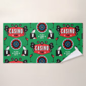 Casino Gokken Poker Roulette Badhanddoek (Badhanddoek)