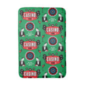 Casino Gokken Poker Roulette Badmat (Voorkant Verticaal)