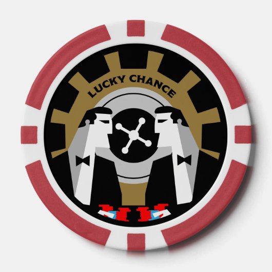 Casino Gokken Poker Roulette Chips (Voorkant)