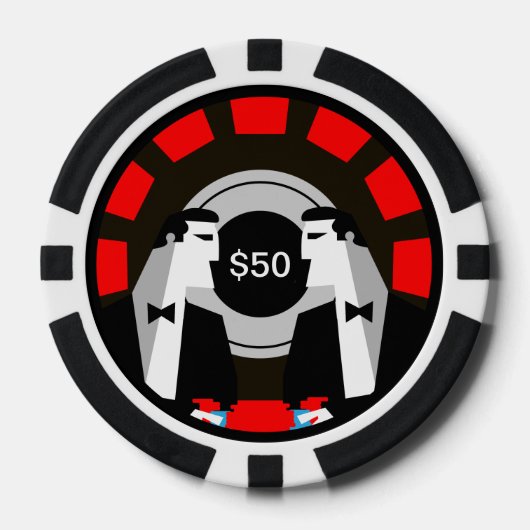 Casino Gokken Poker Roulette Chips (Voorkant)