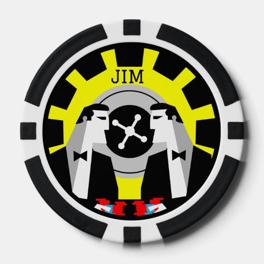 Casino Gokken Poker Roulette Chips (Voorkant)