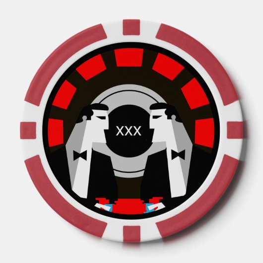 Casino Gokken Poker Roulette Chips (Voorkant)