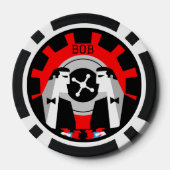 Casino Gokken Poker Roulette Chips (Achterkant)