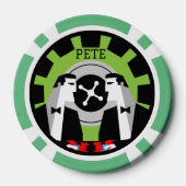 Casino Gokken Poker Roulette Chips (Achterkant)