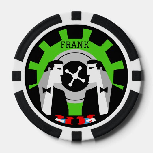 Casino Gokken Poker Roulette Chips (Voorkant)