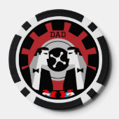 Casino Gokken Poker Roulette Chips (Achterkant)