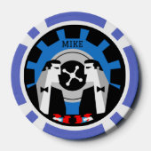 Casino Gokken Poker Roulette Chips (Achterkant)