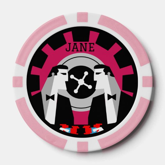 Casino Gokken Poker Roulette Chips (Voorkant)