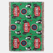 Casino Gokken Poker Roulette Deken (Voorkant Verticaal)