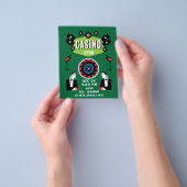 Casino Gokken Poker Roulette Flyer (Hand)