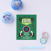 Casino Gokken Poker Roulette Flyer (Enkel)