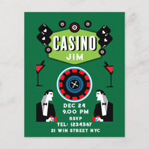 Casino Gokken Poker Roulette Flyer