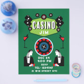 Casino Gokken Poker Roulette Flyer (Enkel)