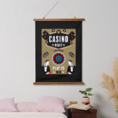 Casino Gokken Poker Roulette Hangend Wandkleed (Slaapkamer)